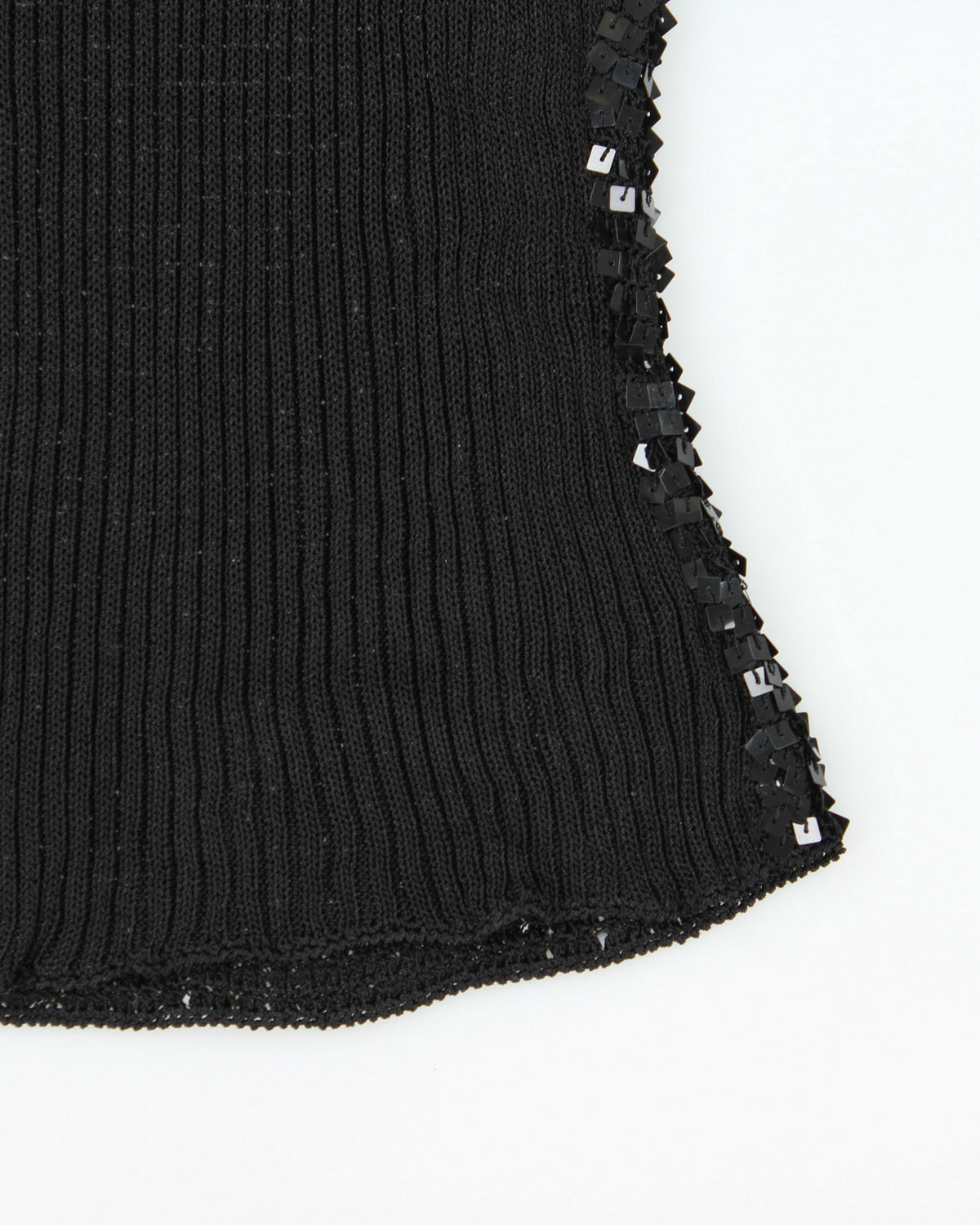 Deadstock Vintage Beechers Brook For Fairweather Crochet Sequin Top - M