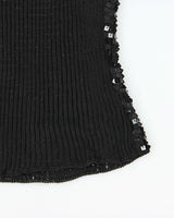 Deadstock Vintage Beechers Brook For Fairweather Crochet Sequin Top - M