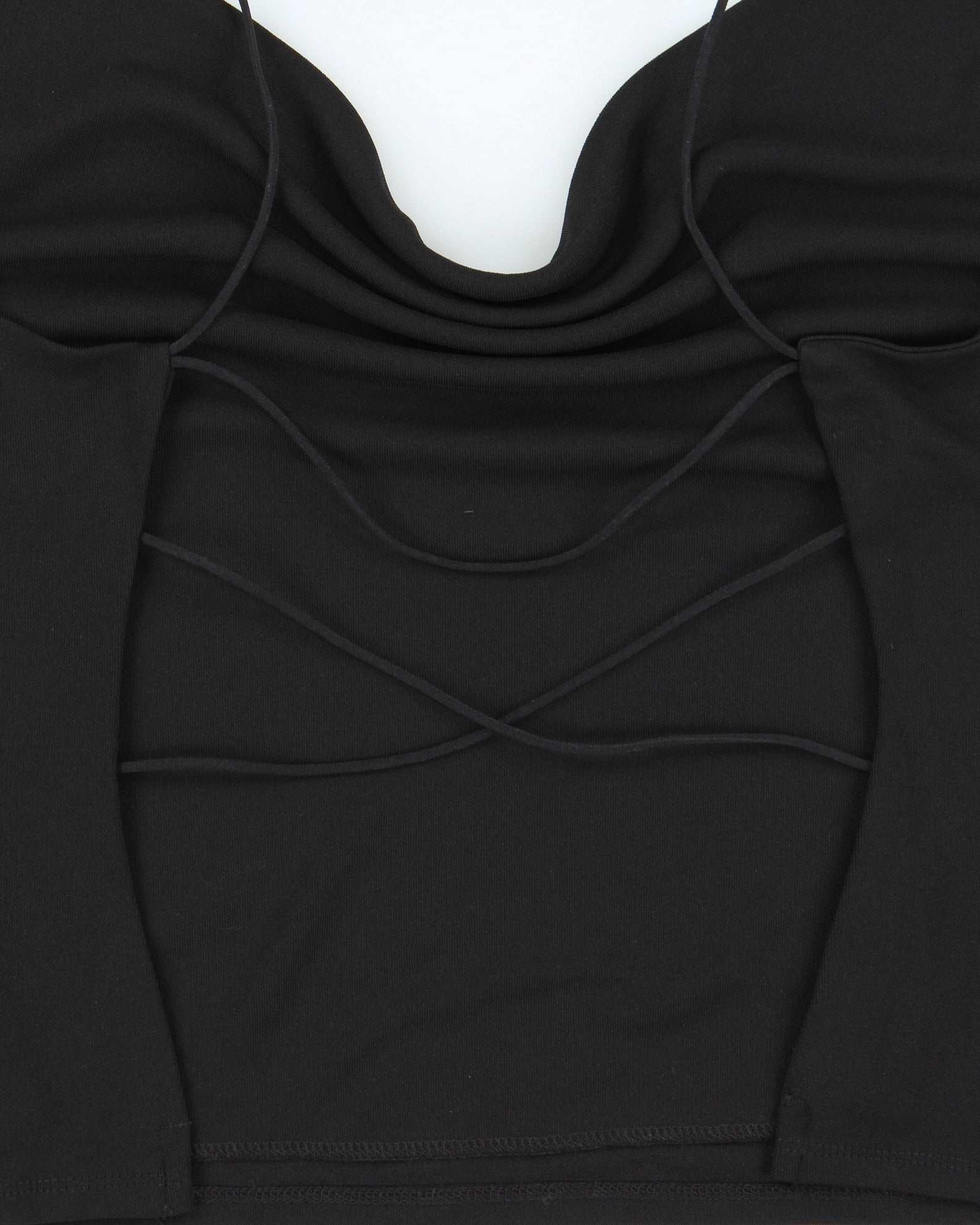 Vintage Y2K 2000s Moda International Cowl Neck Backless Top - M