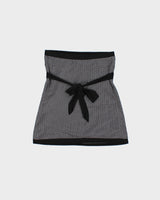 Vintage Y2K 2000s In 2 U Satin Polka Dot Strapless Top - S