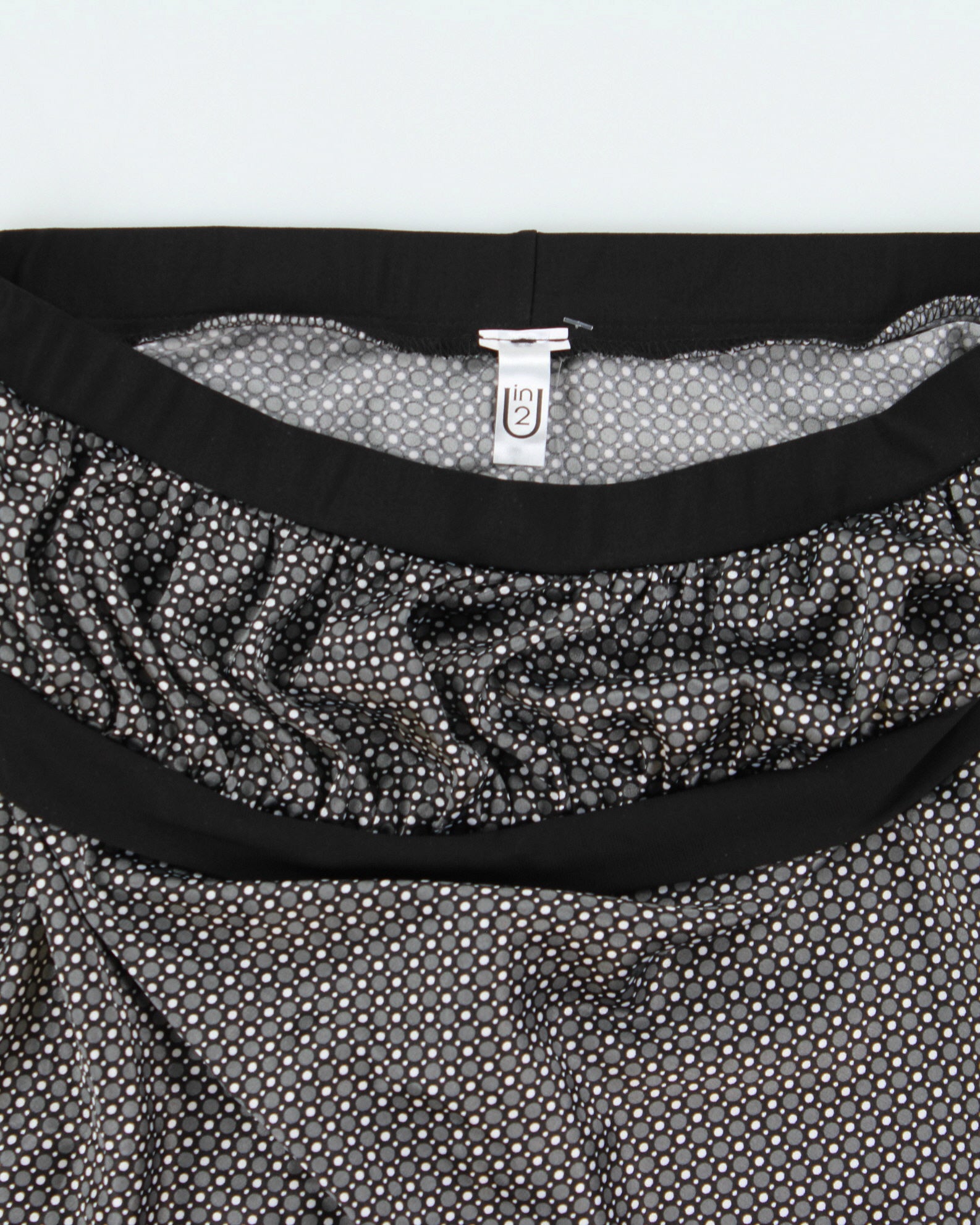 Vintage Y2K 2000s In 2 U Satin Polka Dot Strapless Top - S