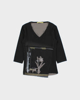 Vintage Y2K 00s Solola Black 3/4 Top - S