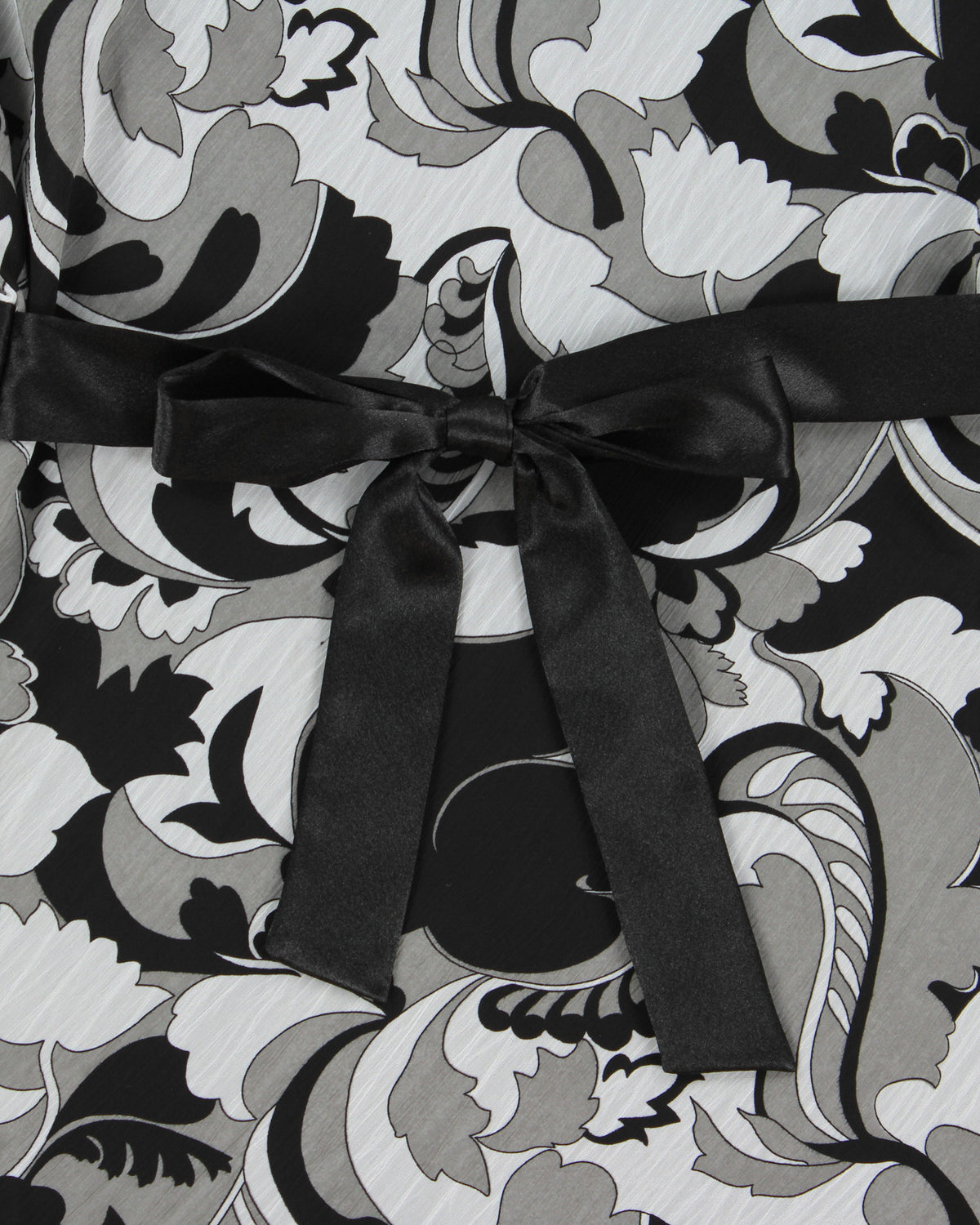 Y2K 00s Jessica Patterned Tie-Up Blouse - L
