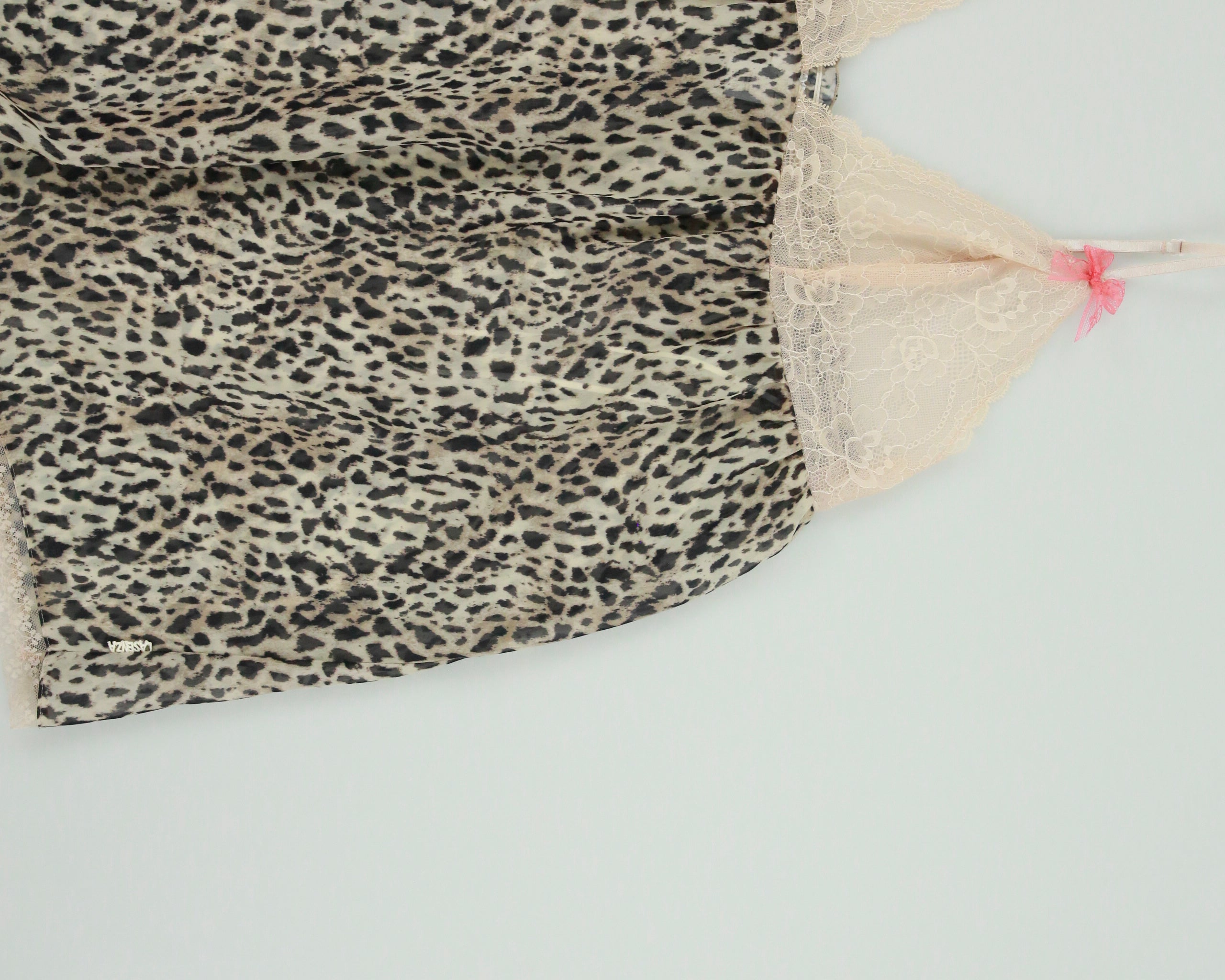 Vintage Y2K 2000s La Senza Leopard Print Mesh Cami Top - XL