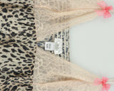 Vintage Y2K 2000s La Senza Leopard Print Mesh Cami Top - XL