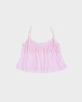 Vintage Y2K 2000s La Senza Pleated Mesh Cami Top - L