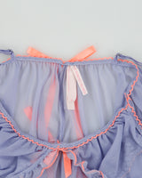 Vintage Y2K 00s Victoria's Secret Mesh Open Tie Back Cami Top - S