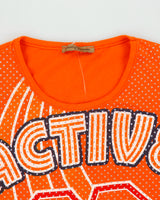 Vintage Y2K 2000s La Petite Graphic Sporty Cap Sleeve T-shirt - S