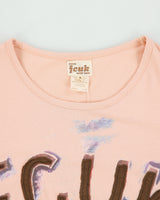 Vintage Y2K 2000s FCUK Paint Graphic Short Sleeve T-shirt - S