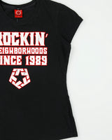 Vintage Y2K 2000s Tribal Gear Slogan Baby Tee - M
