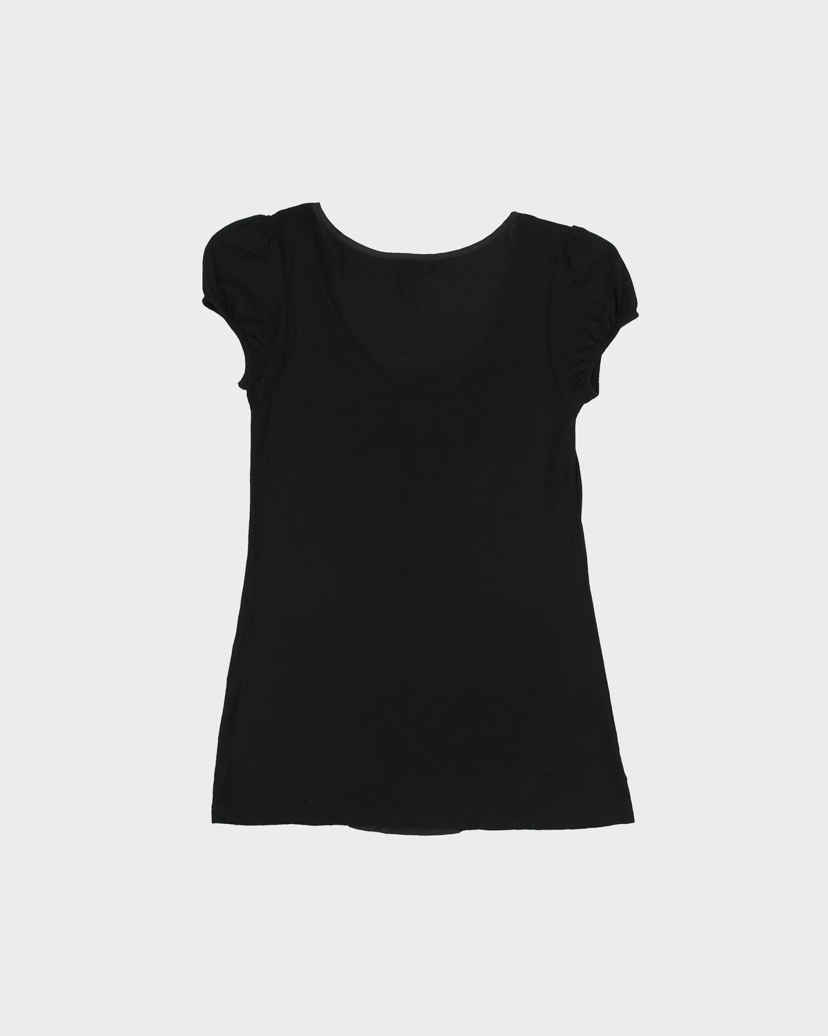 Vintage Y2K 2000s Jacob Oversized Bow Cap Sleeve T-shirt - XS