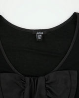 Vintage Y2K 2000s Jacob Oversized Bow Cap Sleeve T-shirt - XS