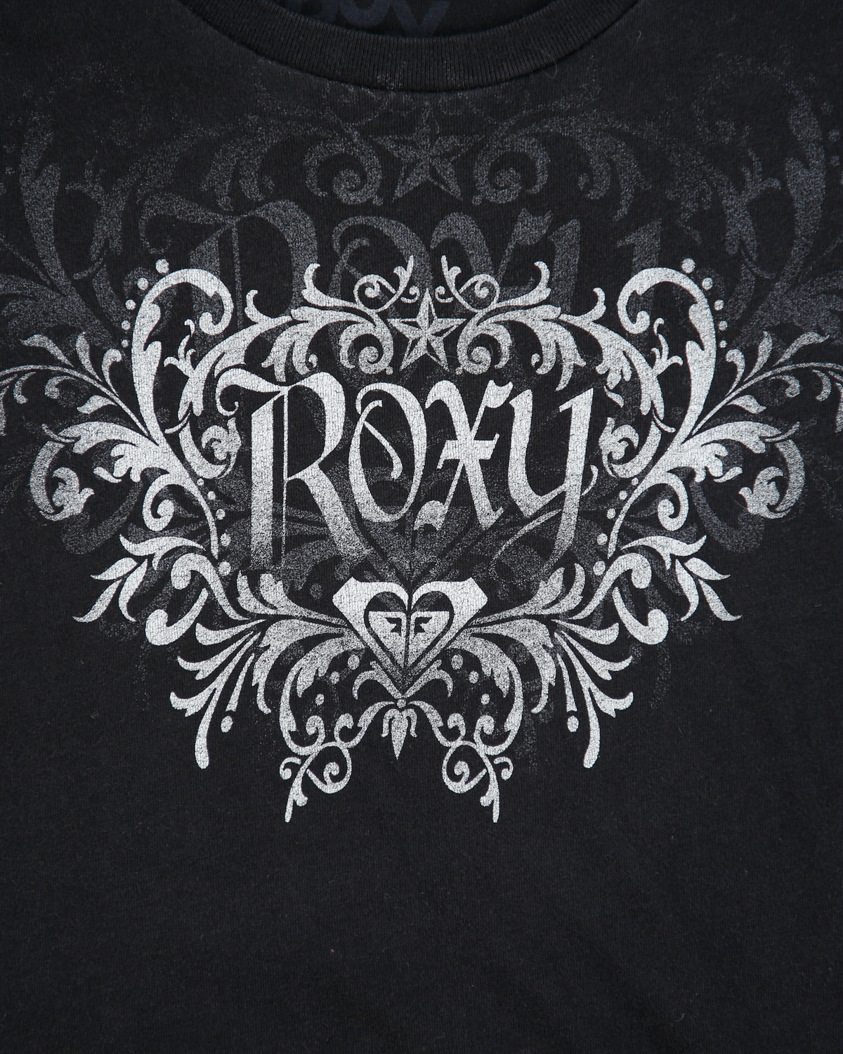 Vintage Y2K 2000s Roxy Graphic Cap Sleeve T-shirt - XS