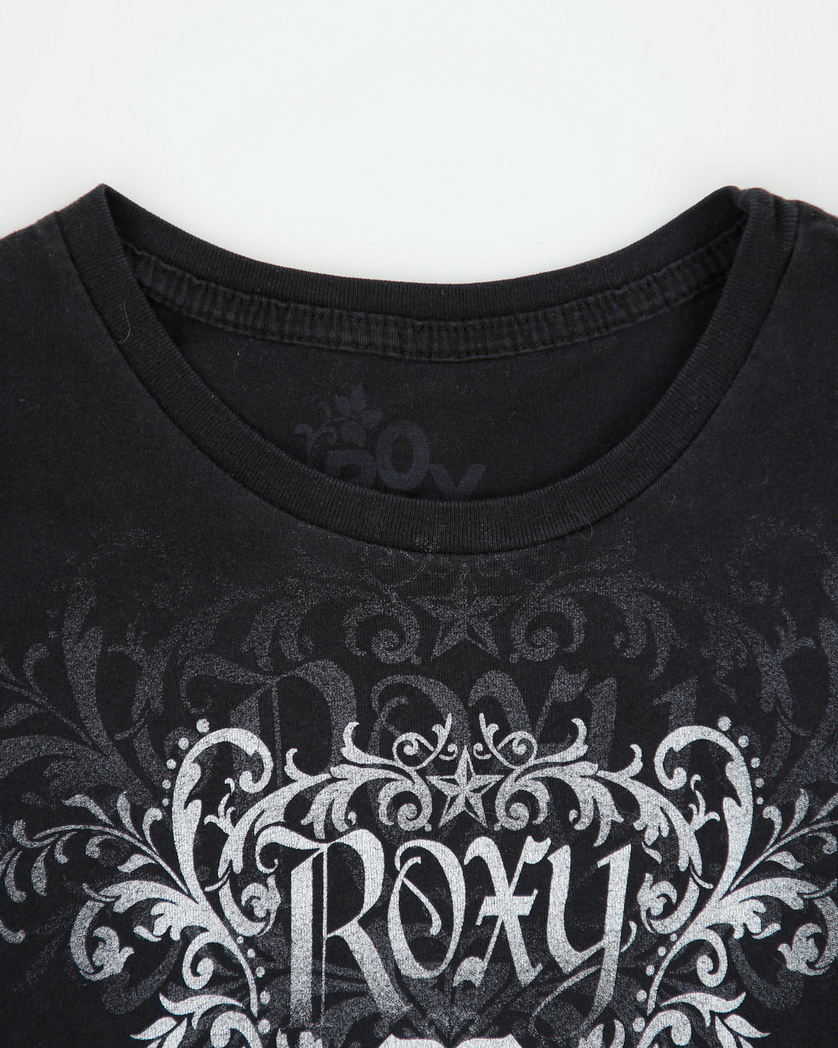 Vintage Y2K 2000s Roxy Graphic Cap Sleeve T-shirt - XS