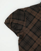 Vintage Y2K 2000s Ricki's Checked High Neck Top - S
