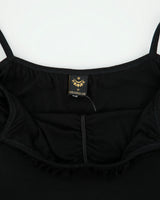 Vintage Y2K 2000s Sati Creation Asymmetric Hem Ruffle Cami Top - XS