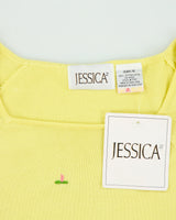 DSWT 1990s Jessica Floral Short Sleeve Knit Top - M