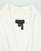 Vintage Y2K 00s Donna Karen Faux Wrap Gathered Sleeveless Top - M