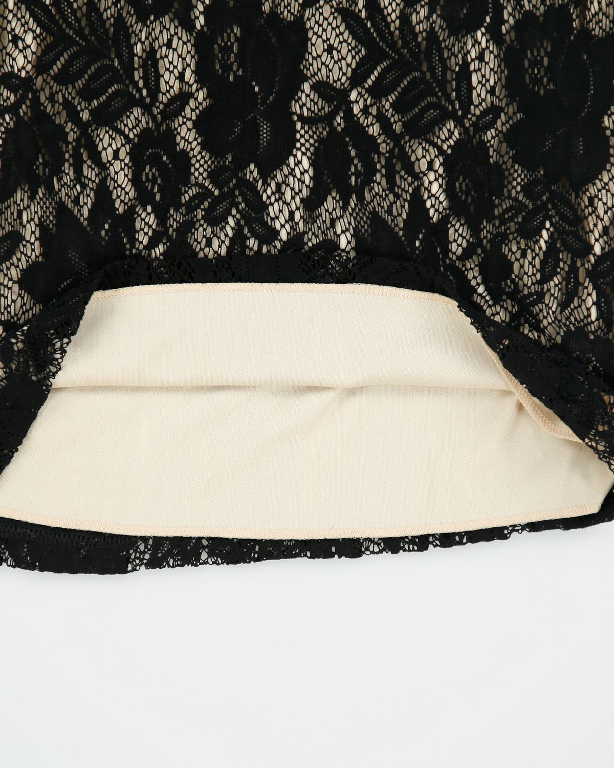 Vintage 1990s Beechers Brook V-neck Lace Sleeveless Top - S