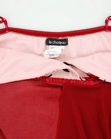 Vintage Y2K 00s Le Chateau Floral Velvet Detail Cami - S