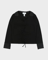 Vintage 1990s Joseph Ribkoff Adjustable Tie Collard Blouse - M