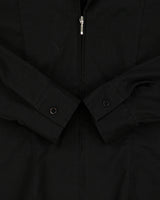 Vintage 1990s Jessica Zip-up Long Sleeve Blouse - M