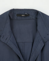 Vintage Y2K 00s Hugo Boss Double Side Zip Darted Long Sleeve Blouse - M