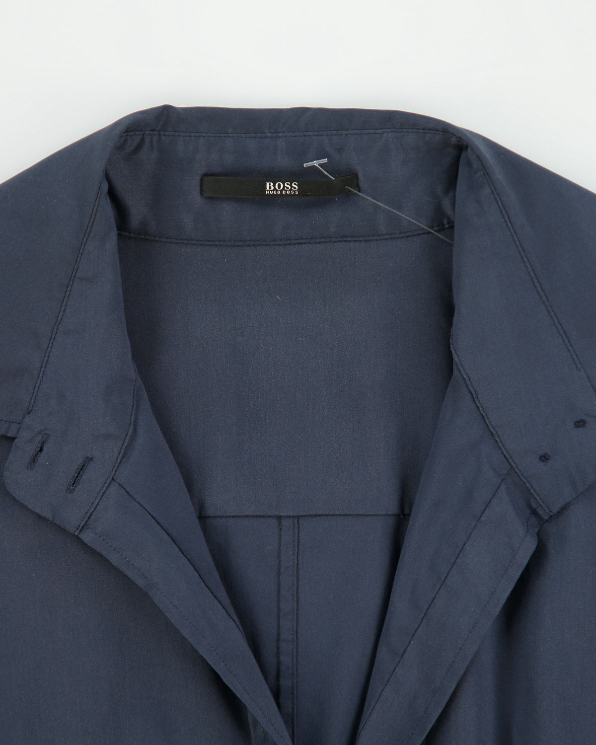 Vintage Y2K 00s Hugo Boss Double Side Zip Darted Long Sleeve Blouse - M