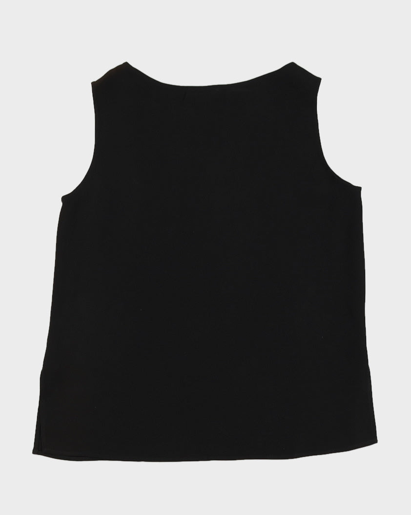 Giorgio Armani Black Sleeveless Top - M