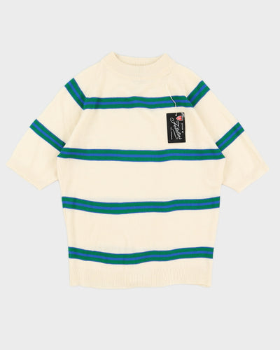 Vintage 60s Fetalini Stripe Sweatshirt - S