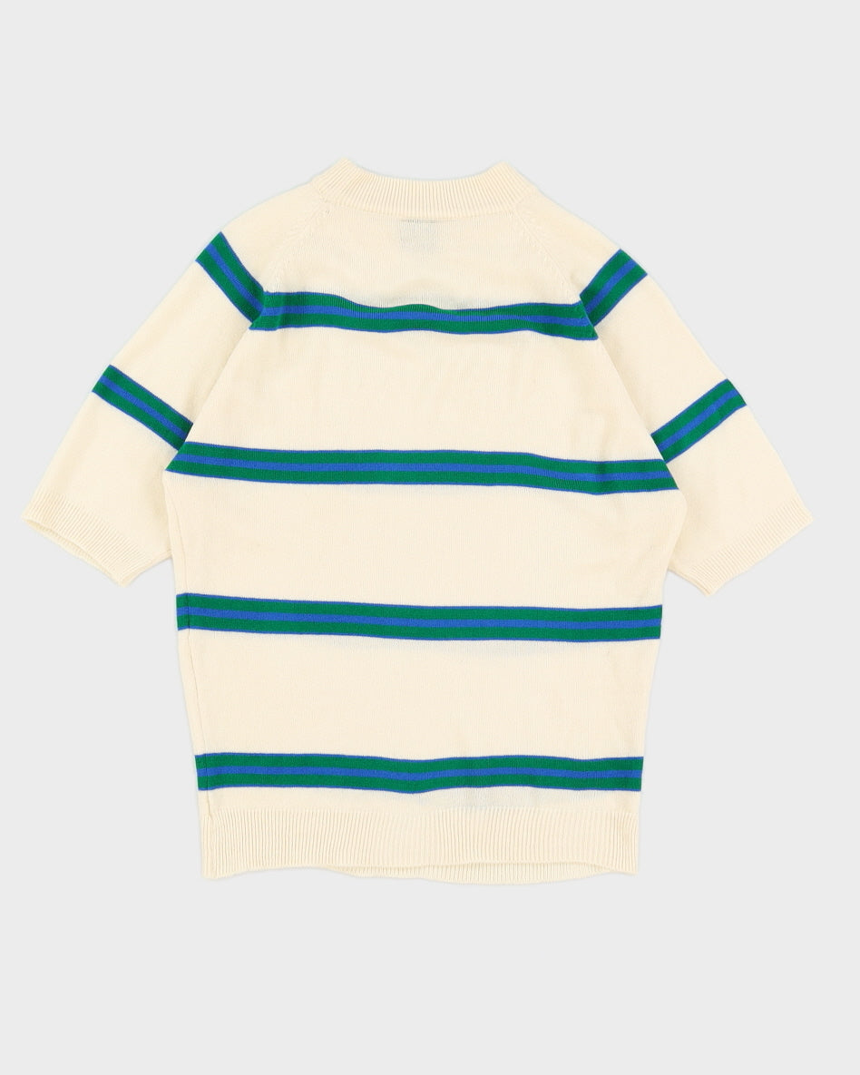 Vintage 60s Fetalini Stripe Sweatshirt - S