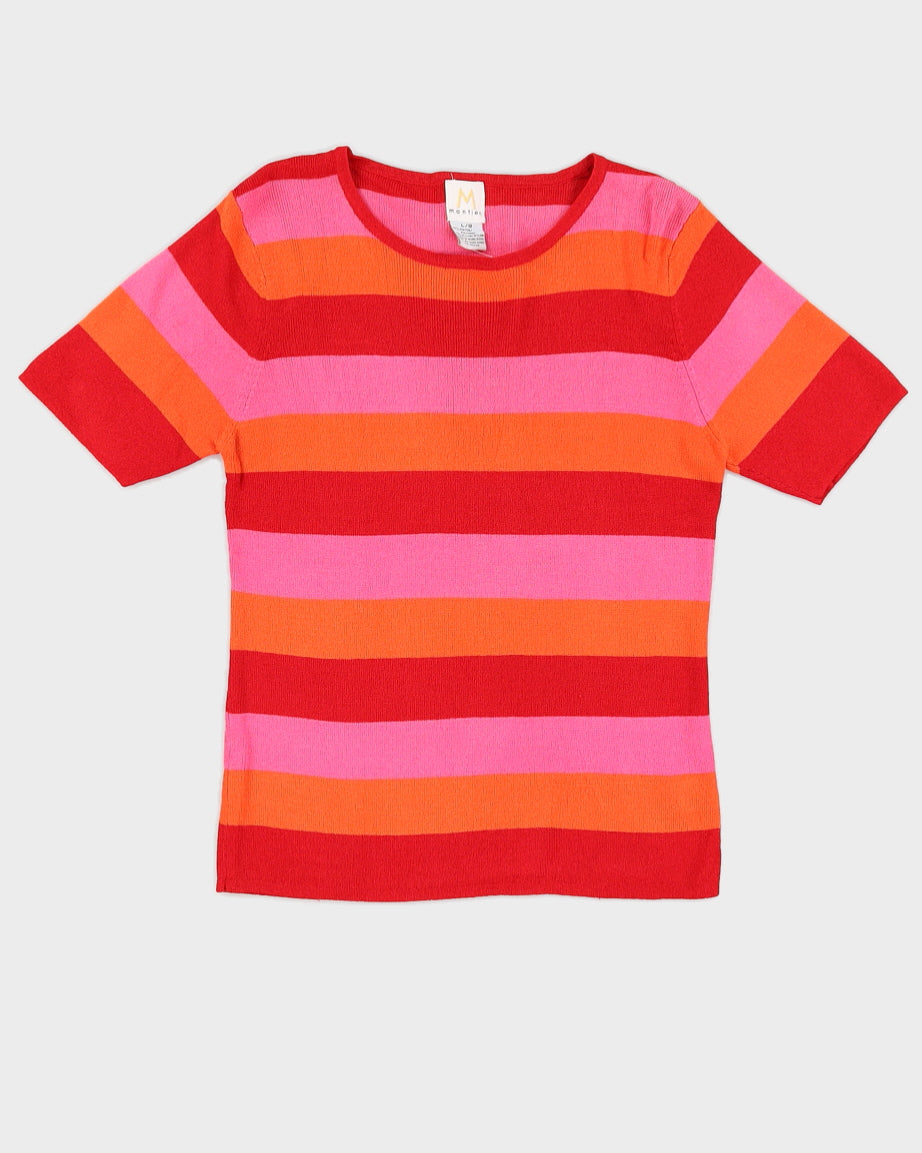 00s Mantles Stripe Top - L
