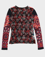 Y2K 00s Custo Barcelona Printed Top - S/M