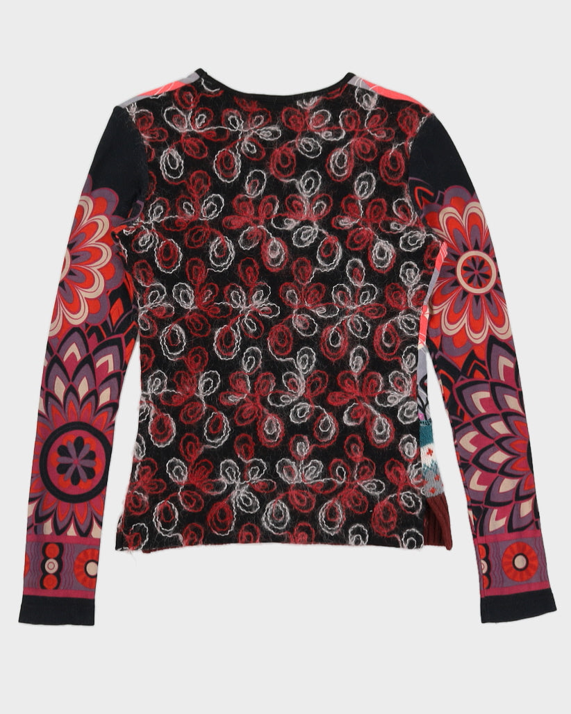 Y2K 00s Custo Barcelona Printed Top - S/M
