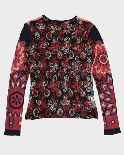 Y2K 00s Custo Barcelona Printed Top - S/M