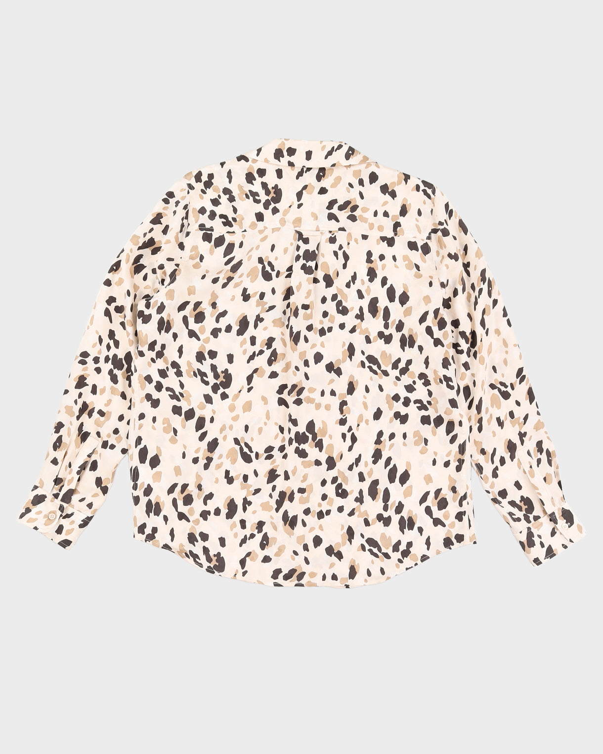 Rails Leopard Silk Blouse - L