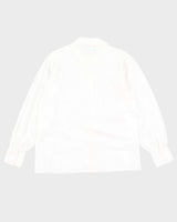 Vintage 90s Laura Ashley White Cotton Blouse - XL