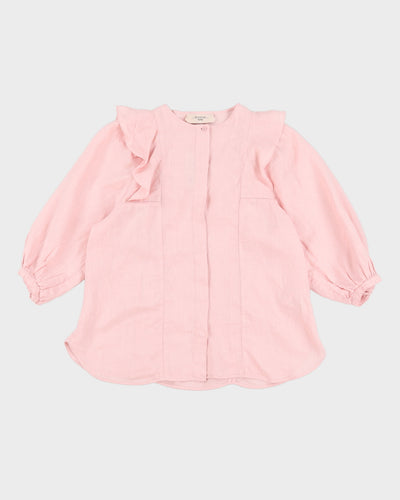 Weekend MaxMara Linen Pink Blouse - S