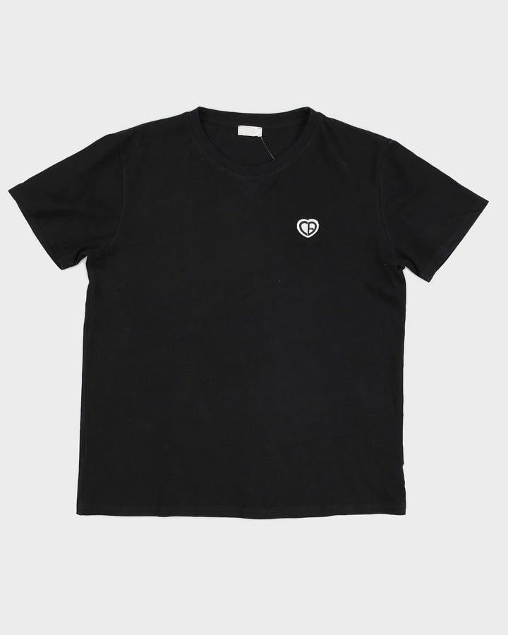 Dior Heart Patch T-shirt Black - XXL