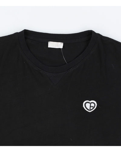 Dior Heart Patch T-shirt Black - XXL