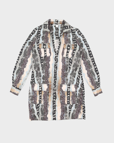 Diane Von Furstenburg Long Sleeved Blouse - XS