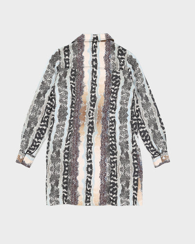 Diane Von Furstenburg Long Sleeved Blouse - XS