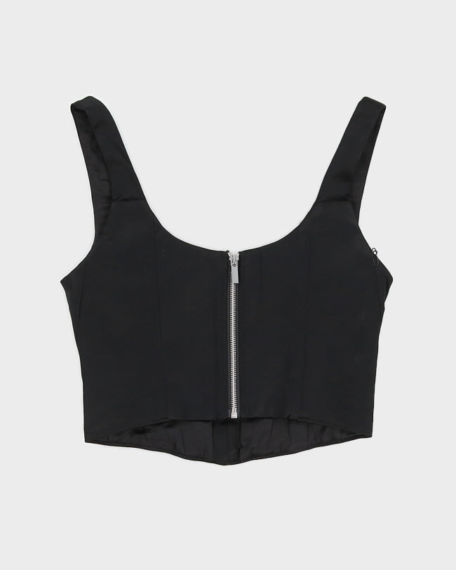 Deadstock Babaton Black Corset Top - XS
