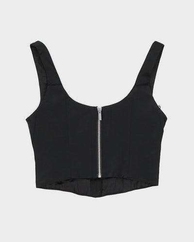 Deadstock Babaton Black Corset Top - XS