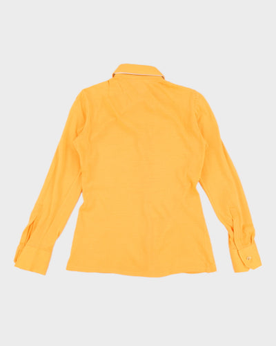 Vintage 70s Pooh Jeans Orange Blouse - M/L