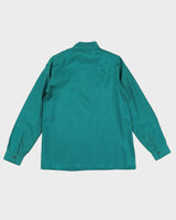 Vintage 70s Tuareg Green Button Blouse - M