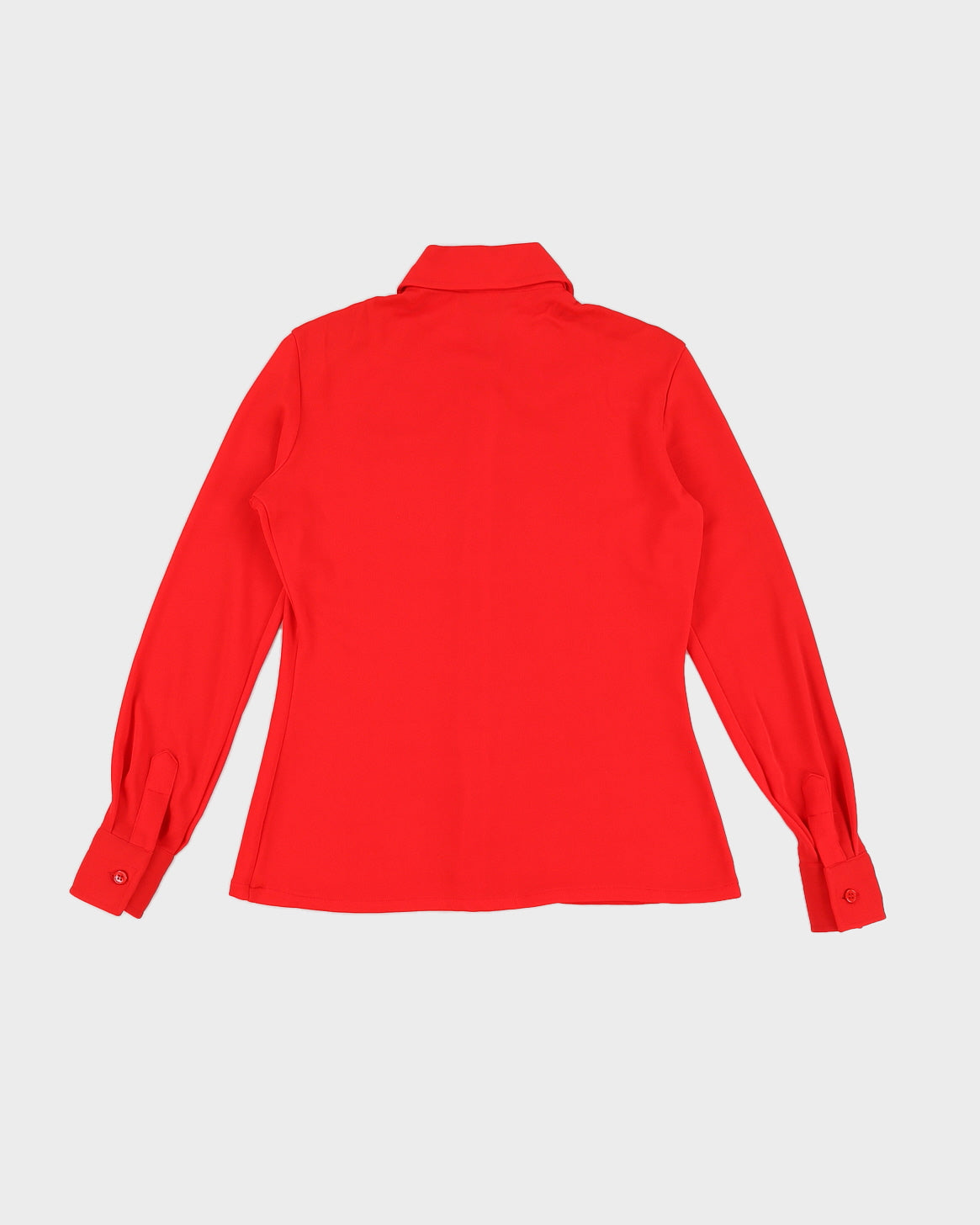 Vintage 70s Deanor Women's Red Blouse - L