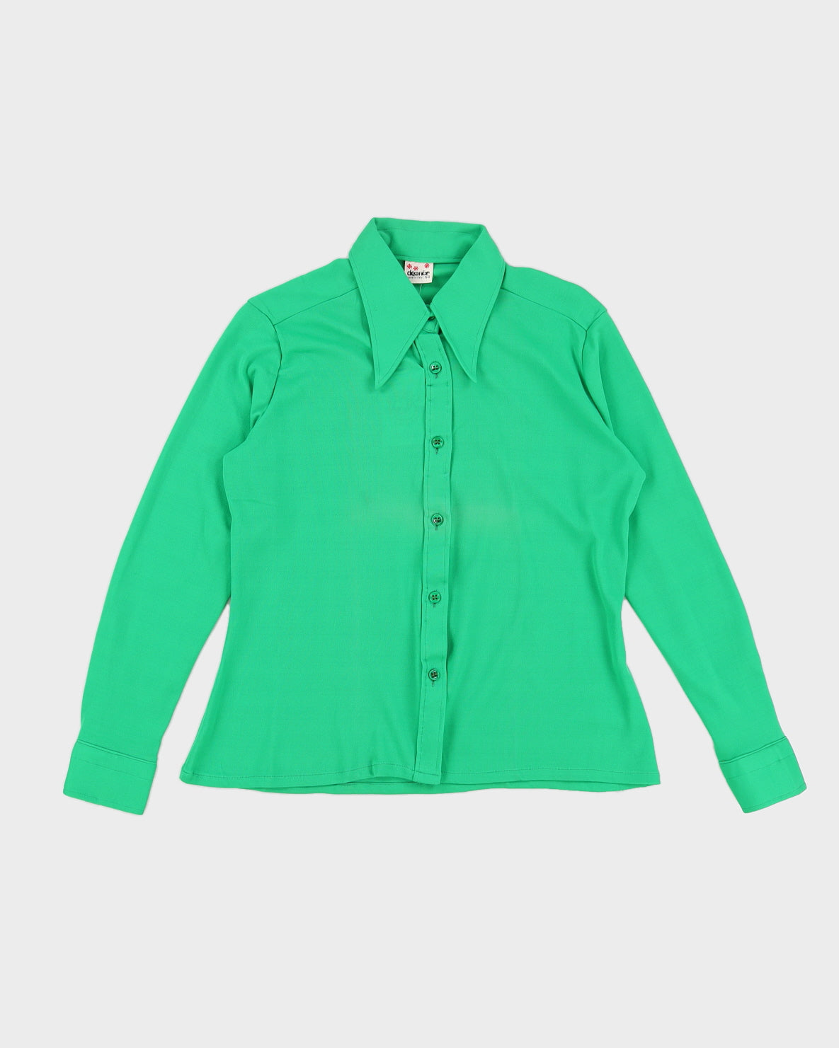 Vintage 70s Deanor Women's Green Blouse - XL