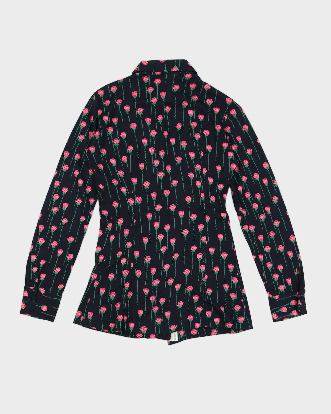 Vintage 70s Audrey Rose Printed Shirt - M