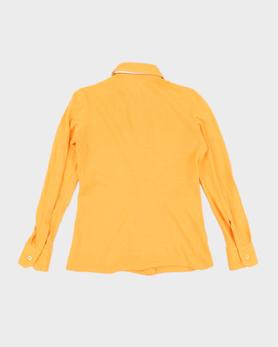 Vintage 70s Pooh Jeans Orange Blouse - L